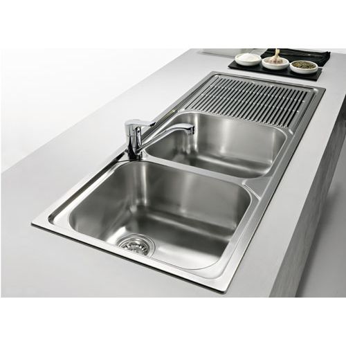 ΝΕΡΟΧΥΤΗΣ ΕΝΘΕΤΟΣ FRANKE Logica-LOX 621 116x50 cm. Ραβδώσεις Δεξιά